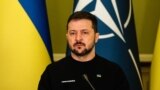 Президент Украины Владимир Зеленский на совместной пресс-конференции с главой НАТО. г. Киев, 20 апреля 2023 г.