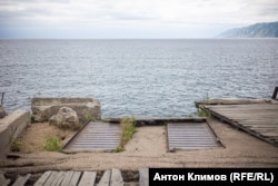 Кругобайкальская железная дорога, конечная станция в поселке Порт Байкал