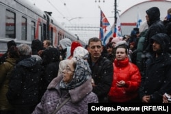 Проводы мобилизованных, Томск