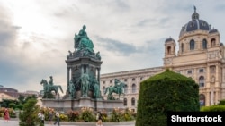 Belarus -- Vienna, Maria Theresa statue 