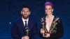 Lionel Messi və Megan Rapinoe 