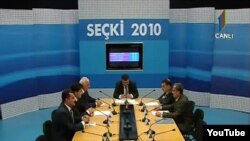 Azerbaijan – parliamentary elections debate on Public TV, Oct2010