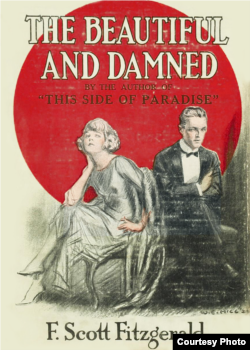 Обложка первого издания романа "Прекрасные и проклятые" (1922). Художник Уильям Эли Хилл явно срисовал главных героев Энтони и Глорию со Скотта и Зельды