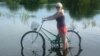 Russia--Khabarovsk.Olga Voronina with bike2