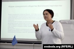 Каардынатарка праграмы «Ўсходняе партнэрства» Эўразьвязу ў Беларусі Сьвятлана Каралёва