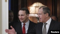 Radosław Sikorski və Sergei Lavrov