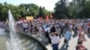 Митинг против повышения пенсионного возраста в центре Новосибирска