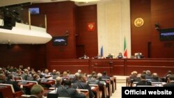 Татарстан парламентінің отырысынан көрініс. Қазан қаласы