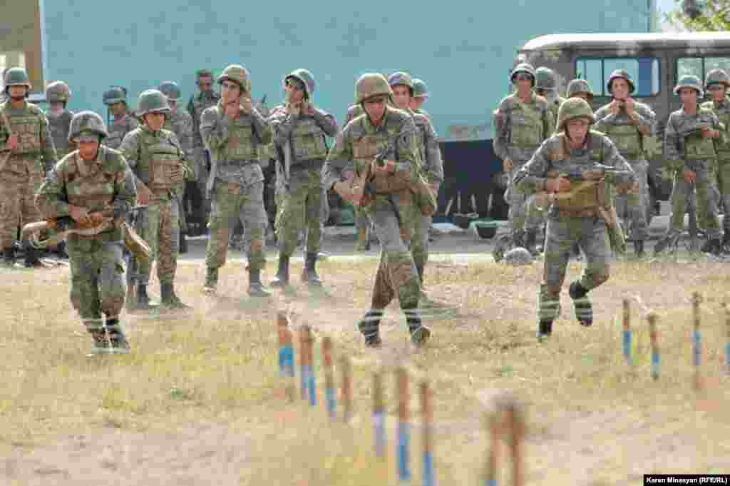 Nagorno Karabakh -- Life in one of military training camps in Karabakh, 28Oct2012