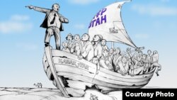 Қазақстан мен "Нұр Отан". Сәбиттің карикатурасы.