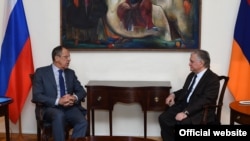 Sergei Lavrov və Edward Nalbandian