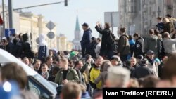 Участники антикоррупционной акции протеста в Москве